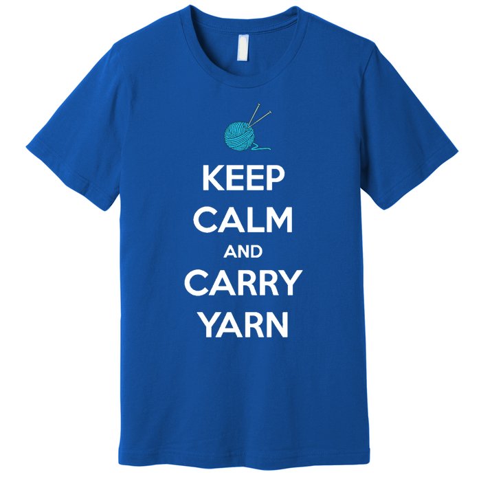 Crocheting Lover Gift Crocheting Yarn Great Gift Premium T-Shirt