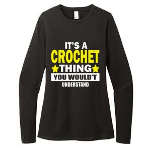 Crocheting Lover Gift Crocheting Gift Womens CVC Long Sleeve Shirt