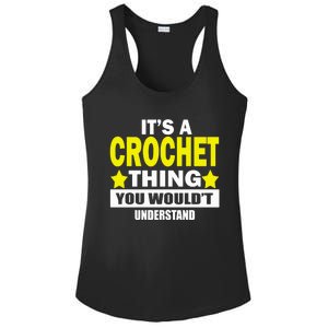 Crocheting Lover Gift Crocheting Gift Ladies PosiCharge Competitor Racerback Tank