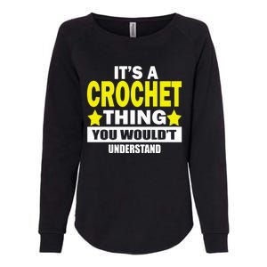 Crocheting Lover Gift Crocheting Gift Womens California Wash Sweatshirt