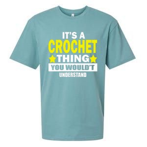 Crocheting Lover Gift Crocheting Gift Sueded Cloud Jersey T-Shirt