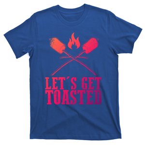 Cute Lets Get Toasted Funny Camping Gift Humor Camp Smores Gift T-Shirt