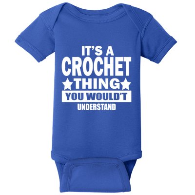 Crocheting Lover Gift Crocheting Funny Gift Baby Bodysuit