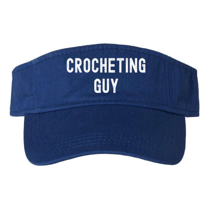 Crocheting Lover Gift Crocheting Guy Gift Valucap Bio-Washed Visor