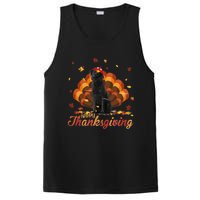 Cute Labrador Happy Thanksgiving Turkey Dog Crispy Leaf PosiCharge Competitor Tank