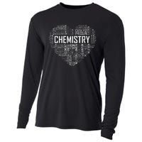 Chemistry Lover Heart Gift for Chemist Teacher or Student Cooling Performance Long Sleeve Crew