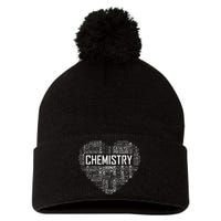 Chemistry Lover Heart Gift for Chemist Teacher or Student Pom Pom 12in Knit Beanie