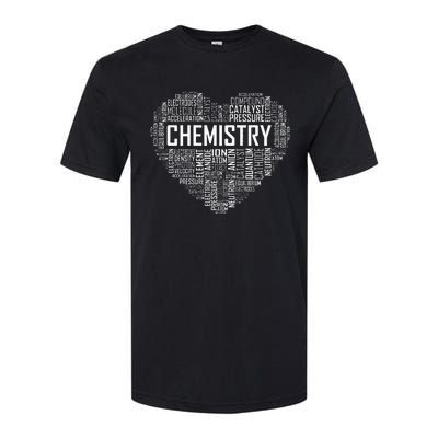 Chemistry Lover Heart Gift for Chemist Teacher or Student Softstyle CVC T-Shirt