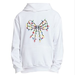 Christmas Lights Holiday Xmas Coquette Matching Team Urban Pullover Hoodie