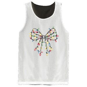 Christmas Lights Holiday Xmas Coquette Matching Team Mesh Reversible Basketball Jersey Tank