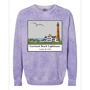 Currituck Light House Colorblast Crewneck Sweatshirt