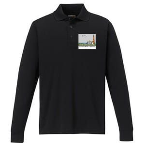 Currituck Light House Performance Long Sleeve Polo