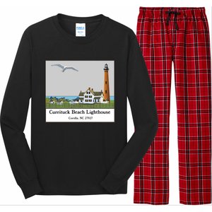 Currituck Light House Long Sleeve Pajama Set