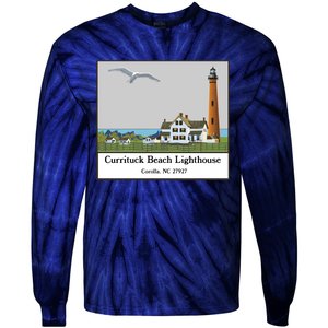 Currituck Light House Tie-Dye Long Sleeve Shirt