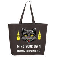 Cat Lady Harris Walz Waltz 2024 Mind Your Own Damn Business 25L Jumbo Tote