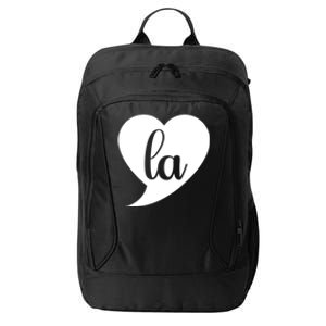 Comma La Heart Funny Great Gift City Backpack