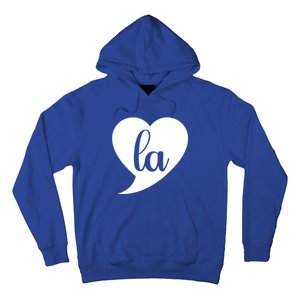 Comma La Heart Funny Great Gift Hoodie