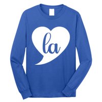 Comma La Heart Funny Great Gift Long Sleeve Shirt