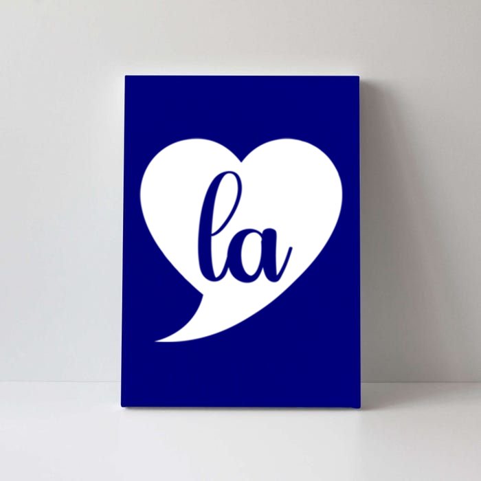 Comma La Heart Funny Great Gift Canvas