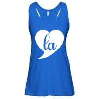 Comma La Heart Funny Great Gift Ladies Essential Flowy Tank