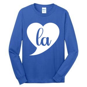 Comma La Heart Funny Great Gift Tall Long Sleeve T-Shirt