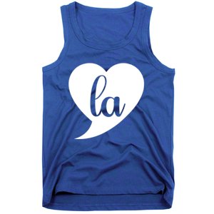 Comma La Heart Funny Great Gift Tank Top