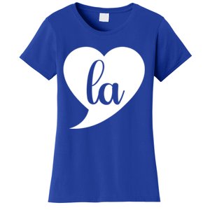 Comma La Heart Funny Great Gift Women's T-Shirt