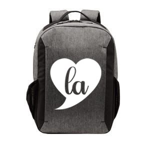 Comma La Heart Funny Great Gift Vector Backpack