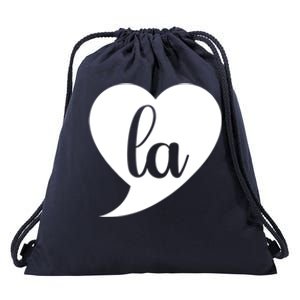 Comma La Heart Funny Great Gift Drawstring Bag