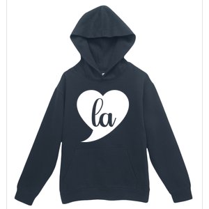 Comma La Heart Funny Great Gift Urban Pullover Hoodie