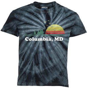 Columbia Louisiana Home Souvenir Print Kids Tie-Dye T-Shirt