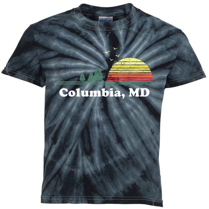 Columbia Louisiana Home Souvenir Print Kids Tie-Dye T-Shirt