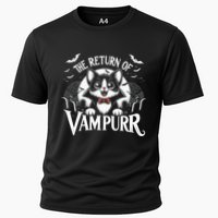 Cat Lover Halloween Funny Cute The Return of Vampurr Performance Shirt