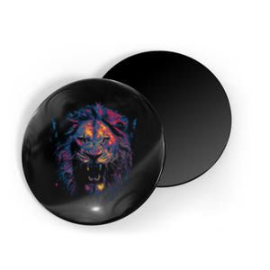 Colorful Lion Head Magnet