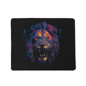 Colorful Lion Head Mousepad