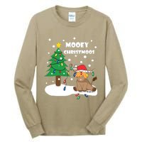 Christmas Lights Highland Cow Ugly Sweater Christmas Jumper Classic Tall Long Sleeve T-Shirt