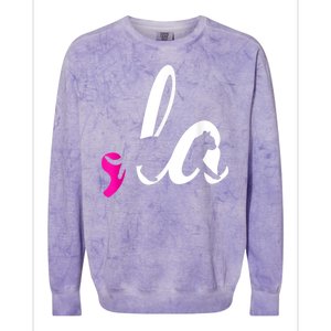 Comma La Harris Waltz Walz 2024 Childless Cat Ladies Colorblast Crewneck Sweatshirt