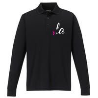 Comma La Harris Waltz Walz 2024 Childless Cat Ladies Performance Long Sleeve Polo