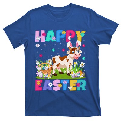 Cattle Lover Happy Easter Bunny Cattle Easter Sunday Gift T-Shirt