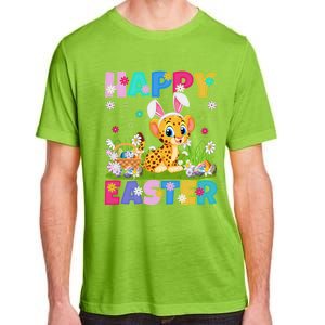 Cheetah Lover Happy Easter Bunny Cheetah Easter Sunday Cute Gift Adult ChromaSoft Performance T-Shirt