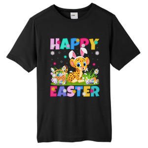 Cheetah Lover Happy Easter Bunny Cheetah Easter Sunday Cute Gift Tall Fusion ChromaSoft Performance T-Shirt