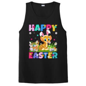 Cheetah Lover Happy Easter Bunny Cheetah Easter Sunday Cute Gift PosiCharge Competitor Tank