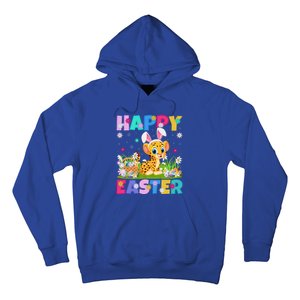 Cheetah Lover Happy Easter Bunny Cheetah Easter Sunday Cute Gift Hoodie