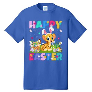 Cheetah Lover Happy Easter Bunny Cheetah Easter Sunday Cute Gift Tall T-Shirt