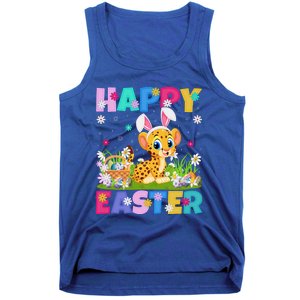 Cheetah Lover Happy Easter Bunny Cheetah Easter Sunday Cute Gift Tank Top