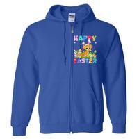 Cheetah Lover Happy Easter Bunny Cheetah Easter Sunday Cute Gift Full Zip Hoodie