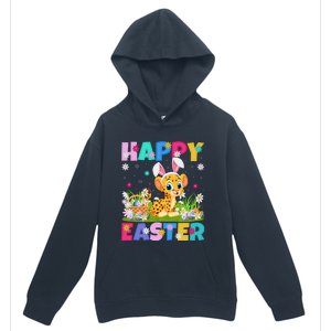 Cheetah Lover Happy Easter Bunny Cheetah Easter Sunday Cute Gift Urban Pullover Hoodie