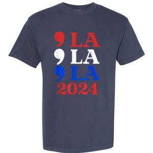 Comma La Harris 2024 Kamala Harris For President 2024 Election Garment-Dyed Heavyweight T-Shirt