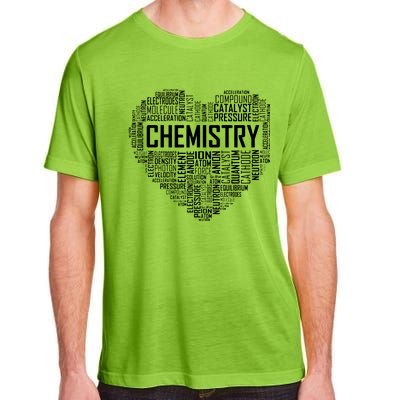 Chemistry Lover Heart Gift For Chemist Teacher Or Student Adult ChromaSoft Performance T-Shirt