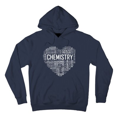 Chemistry Lover Heart Gift For Chemist Teacher Or Student Hoodie